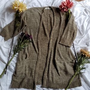 Anthropologie 3/4 sleeve cardigan EUC!